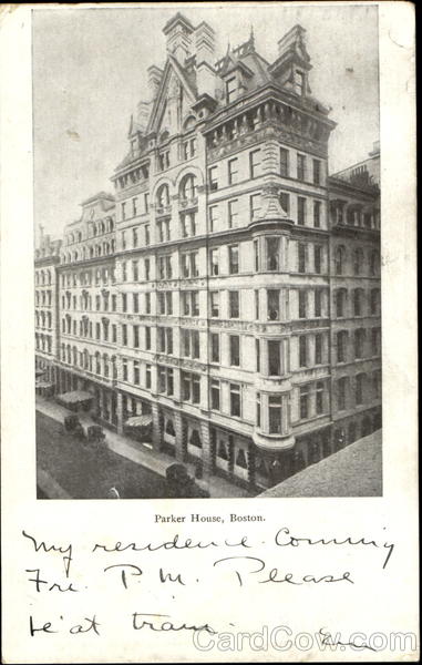 Parker House Boston Massachusetts