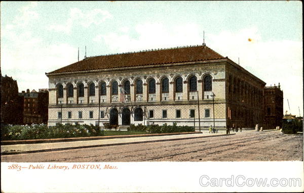 Public Library Boston Massachusetts