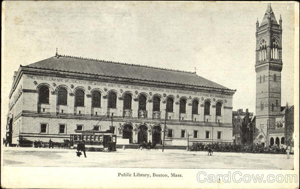 Public Library Boston Massachusetts