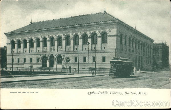 Public Library Boston Massachusetts