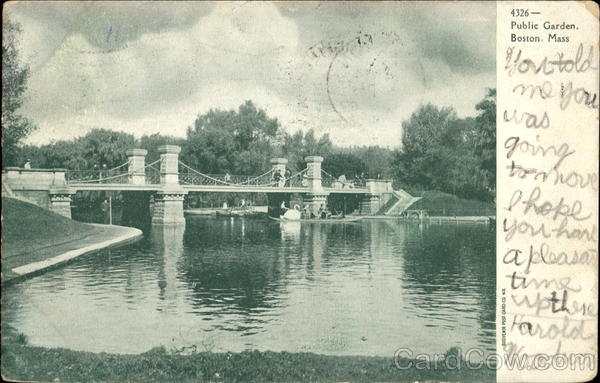 Public Gardens Boston Massachusetts