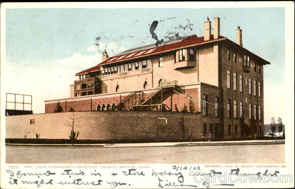 Mrs. Jack Gardiner's Venetian Palace Boston Massachusetts