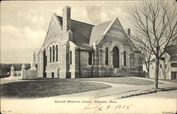 Bancroft Memorial Library Hopedale, MA Postcard Postcard
