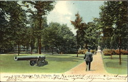 Hampton Park Holyoke, MA Postcard Postcard