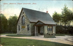 Haw's Memorial, Chapel Leominster, MA Postcard Postcard