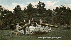 Grave Of Myles Standish Postcard