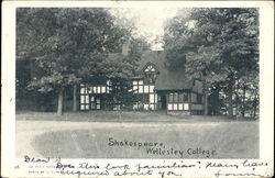 Shakespeare, Wellesley College Postcard