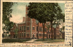 High School Westfield, MA Postcard Postcard