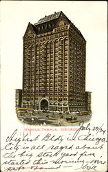 Masonic Temple Postcard