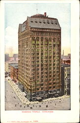 Masonic Temple Chicago, IL Postcard Postcard