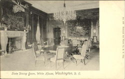 State Dining Room, White House Postcard