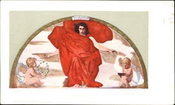 Melpomene is the daughter of Zeus and Mnemosyne Postcard Postcard