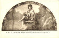 Boy Of Winander By Walker Postcard