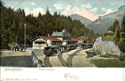 Brunigbahn Station Brunig Postcard