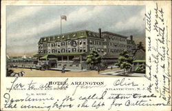 Hotel Arlington, Michigan Avenue And Beach Postcard