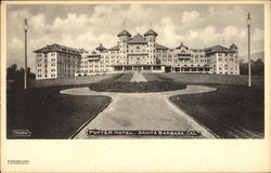 Potter Hotel Santa Barbara, CA Postcard Postcard