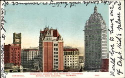 Newspaper Corners San Francisco, CA Postcard Postcard