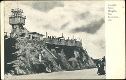Parapet, Sutro Heights Postcard