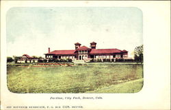 Pavilion, City Park Postcard