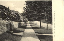 View Of 8Th Ave Conshohocken, PA Postcard Postcard