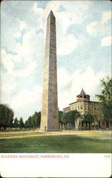 Soldiers Monument Postcard