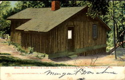 Gen U. S. Grant's Log Cabin, Fairmount Park Postcard