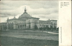 Memorial Hall, Fairmount Park Postcard