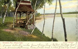 Moosic Lake Scranton, PA Postcard Postcard