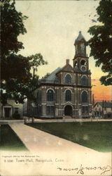 Town Hall Naugatuck, CT Postcard Postcard