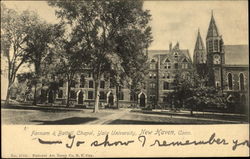 Farnam & Battell Chapel, Yale University Postcard