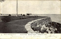 Seaside Park Spanish Cannon Bridgeport, CT Postcard Postcard