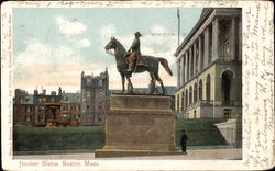 Hooker Statue Postcard