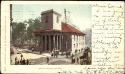 King's Chapel Boston, MA Postcard Postcard