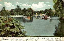Pond Public Garden Postcard