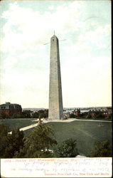 Bunker Hill Monument Boston, MA Postcard Postcard
