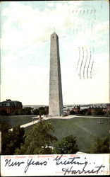 Bunker Hill Monument Boston, MA Postcard Postcard