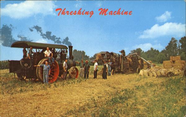 Threshing Machine Pennsylvania Amish