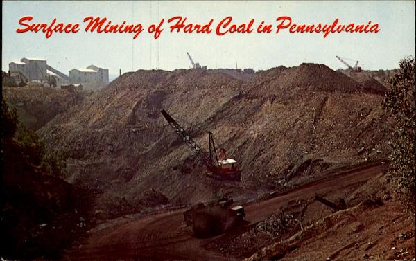 Surface Mining Of Hard Coal In Pennsylvania