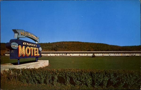 Kendrick Motel, Rt. 15 Mansfield Pennsylvania