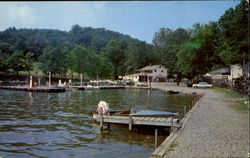 Yocum's Boat House, Raystown Dam Postcard