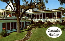 Cascade Lodge, Bucks County Postcard