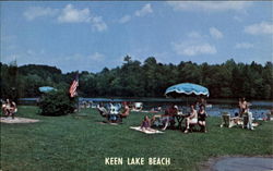 Keen Lake Campground & Cottages, R.D. #1 Box 278 Postcard