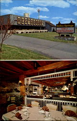 Belles Springs Family Restaurant Mackeyville, PA Postcard Postcard