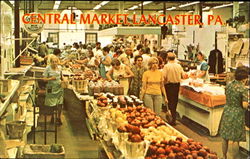 Central Market Lancaster, PA Postcard 