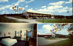 Rocky Ridge Motel Glen Rock, PA Postcard 