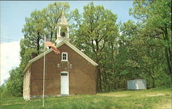 Claussville One-Room School House (Shrine) Postcard