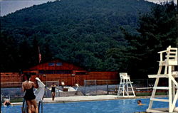 Swimming Pool At Hyner State Park Renovo, PA Postcard Postcard