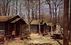 Cabins At Elliott State Park Clearfield, PA Postcard Postcard