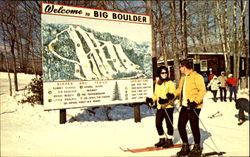Big Boulder Ski Area Postcard