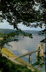 East Branch Clarion Dam, U. S. 219 Wilcox, PA Postcard Postcard